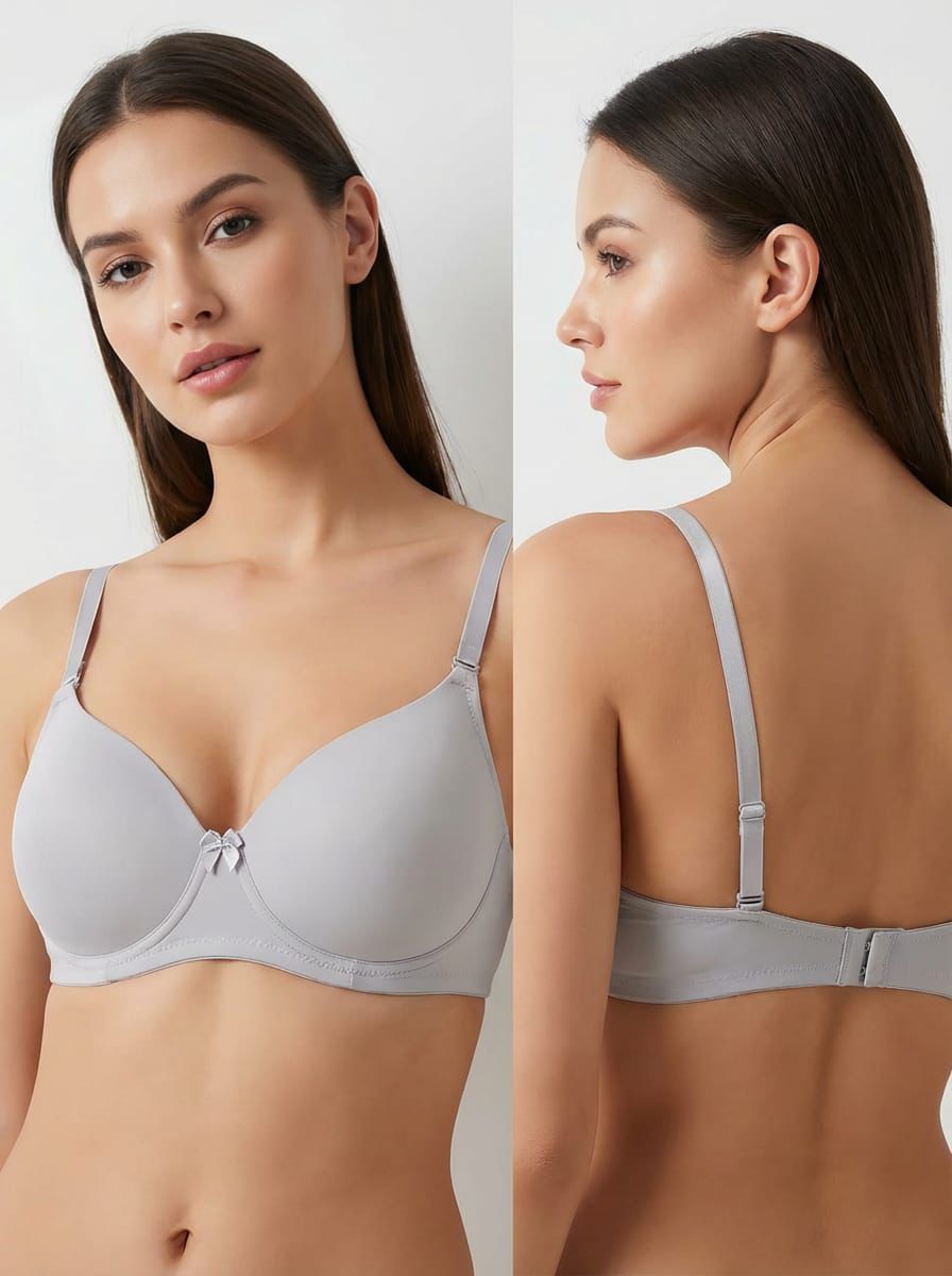 Luna Everyday Comfort Bra – Grey