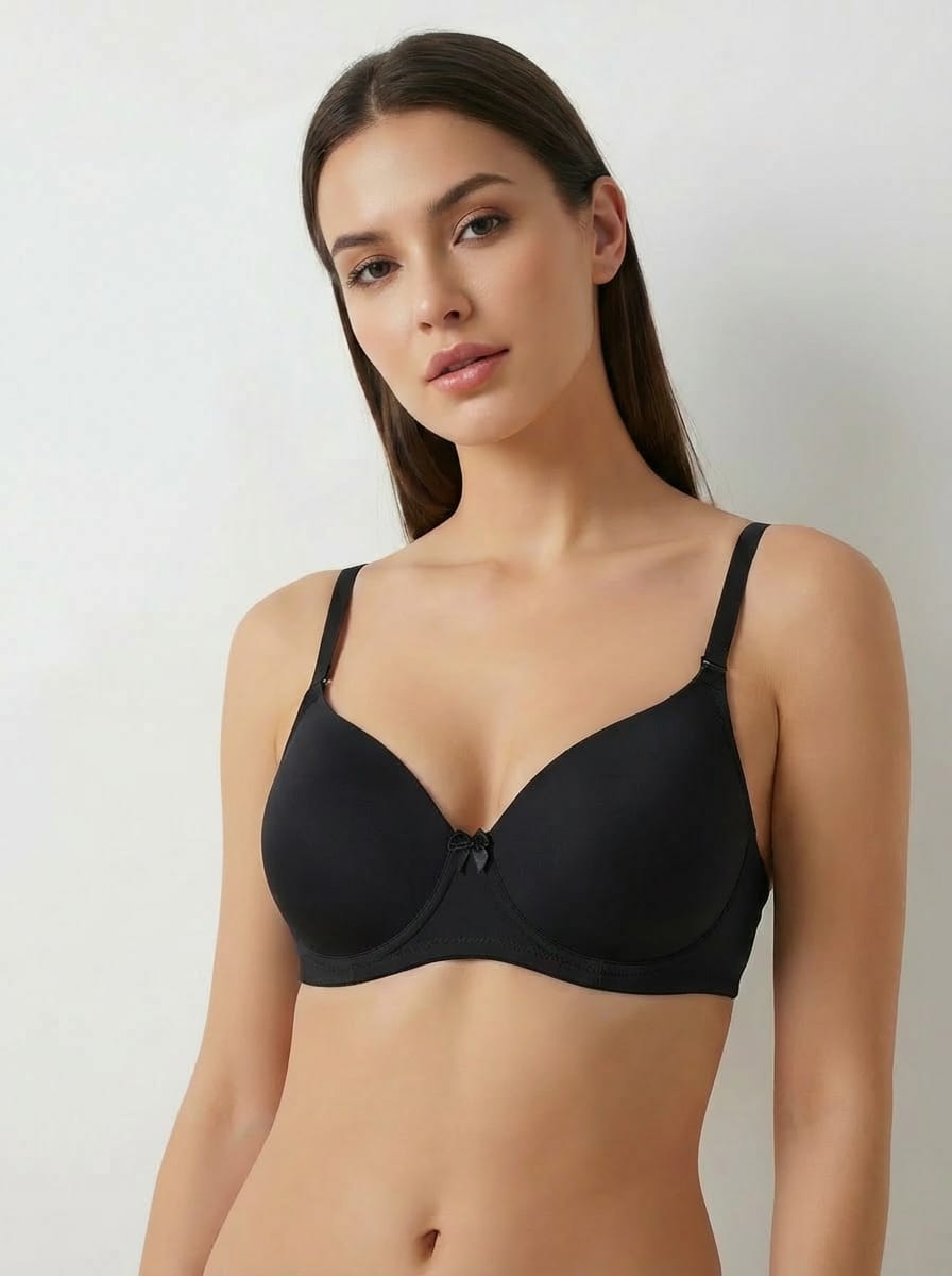 Luna Everyday Comfort Bra – Black