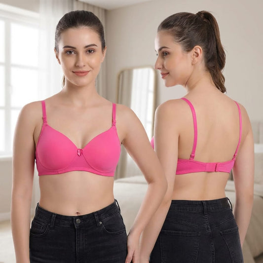 Luna Everyday Comfort Bra – Pink