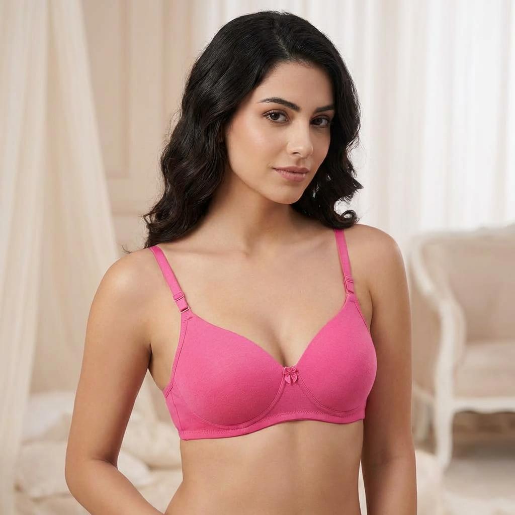 Luna Everyday Comfort Bra – Pink
