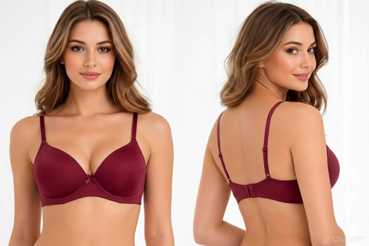 Luna Everyday Comfort Bra – Wine