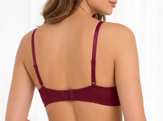 Luna Everyday Comfort Bra – Wine